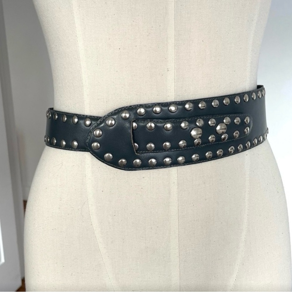 RODIER Studded Leather Belt